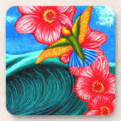 Hummingbird Ocean Bier Onderzetter (Voorkant)