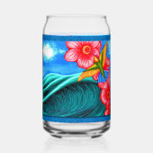 Hummingbird Ocean  Blikvorm Glas (Achterkant)