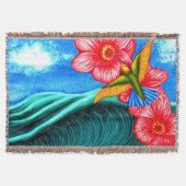 Hummingbird Ocean Deken (Voorkant)