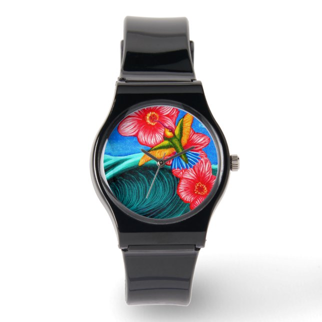 Hummingbird Ocean Horloge (Voorkant)