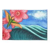 Hummingbird Ocean Kussensloop (Achterkant)