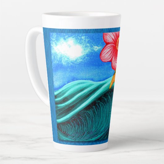 Hummingbird Ocean Latte Mok (Linkerhoek)