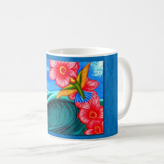 Hummingbird Ocean Mug Koffiemok (Voorkant rechts)