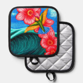 Hummingbird Ocean  Pannenlap (Voorkant / Achterkant)