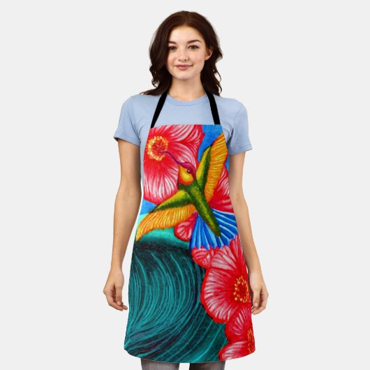 Hummingbird Ocean  Schort (Gedragen)