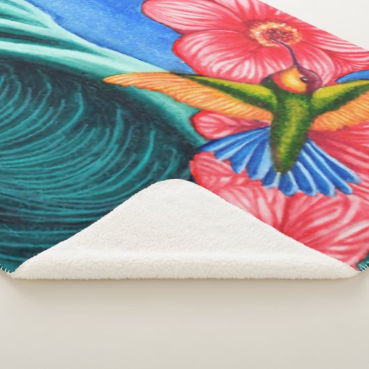 Hummingbird Ocean Sherpa Deken (3/4)