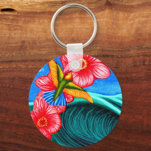 Hummingbird Ocean Sleutelhanger (Achterkant)