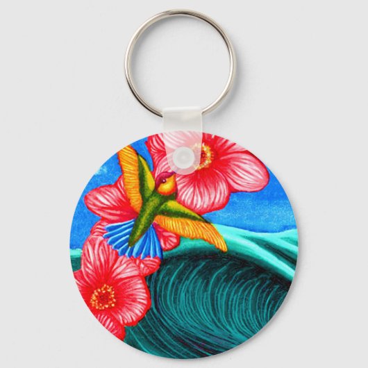 Hummingbird Ocean Sleutelhanger (Achterkant)