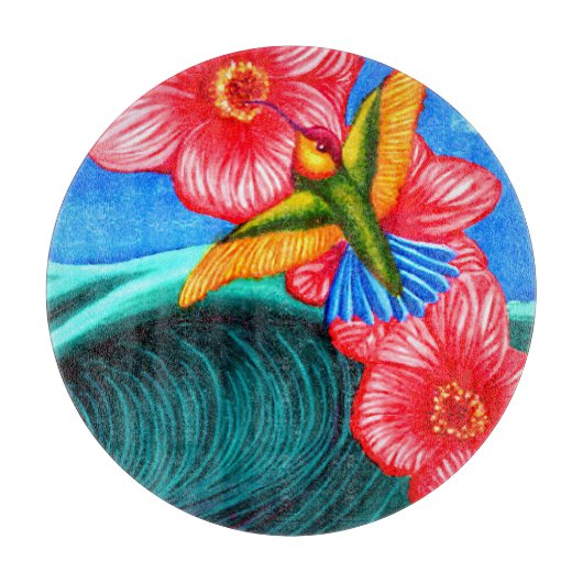 Hummingbird Ocean Snijplank (Voorkant)