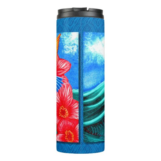 Hummingbird Ocean Thermosbeker (Achterkant)