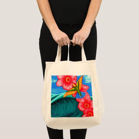 Hummingbird Ocean  Tote Bag (Voorkant (product))