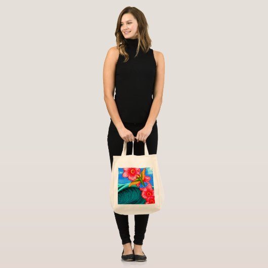Hummingbird Ocean Tote Bag (Voorkant (model))
