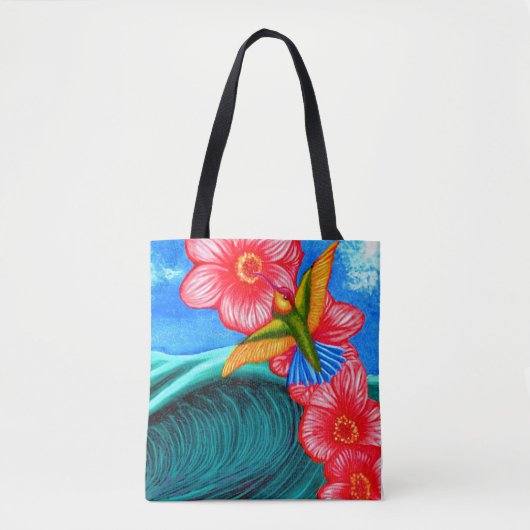 Hummingbird Ocean Tote Bag (Voorkant)