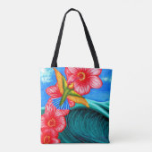 Hummingbird Ocean Tote Bag (Achterkant)