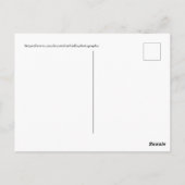 Hummingbird omringd door rode yucca briefkaart (Achterkant)