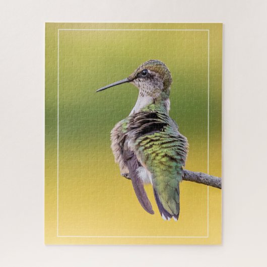 Hummingbird on Alert Legpuzzel (Verticaal)