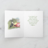 Hummingbird on Feeder 2596-customize any gebruikt Kaart (Binnen)