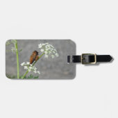 Hummingbird op koninginnenbloem bagagelabel (Voorkant horizontaal)