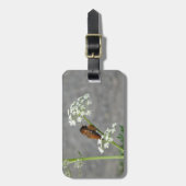 Hummingbird op koninginnenbloem bagagelabel (Voorkant verticaal)