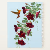 Hummingbird op Mandevillea Flowers Planner (Achterkant)