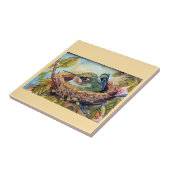 Hummingbird op Nest Tegeltje (Zijkant)