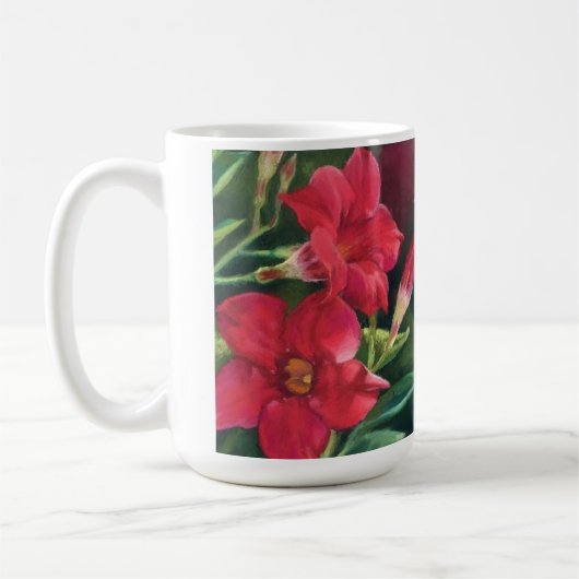 Hummingbird Painting Mok door Mandy Roeing (Links)