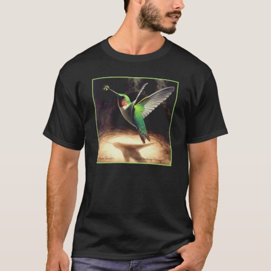 Hummingbird Painting T-Shirt (Voorkant)