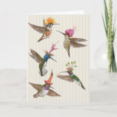 Hummingbird party card kaart (Voorkant)
