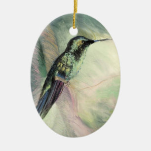 Hummingbird Pastel Fine Art Keramisch Ornament