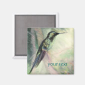 Hummingbird Pastel Fine Art Magneet (Voorkant / Achterkant)