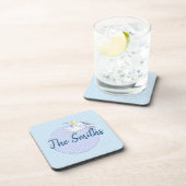 Hummingbird Patch over Polka Dots Bier Onderzetter (Rechterzijde)