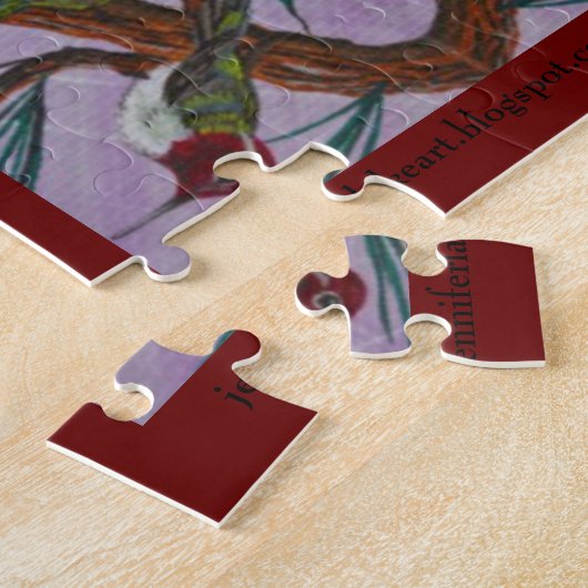 Hummingbird Pattern Puzzle Legpuzzel (Zijkant)