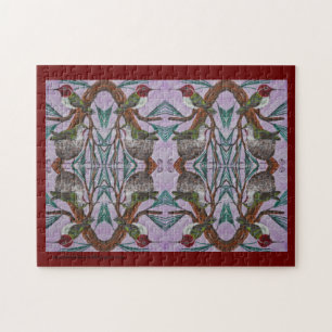 Hummingbird Pattern Puzzle Legpuzzel