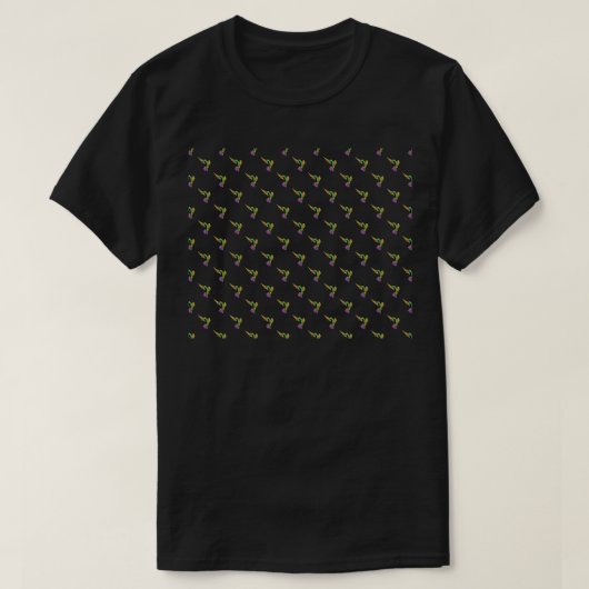 Hummingbird Pattern T-shirt (Design voorkant)