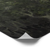 Hummingbird Perched on an Orchid Plant by MJ Heade Poster (Hoek)