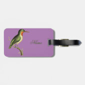 Hummingbird Perched Thunder_Cove Bagagelabel (Achterkant horizontaal)