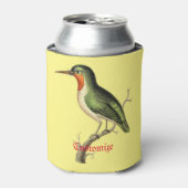 Hummingbird Perched Thunder_Cove Blikjeskoeler (Blikje Voorkant)