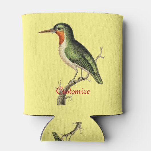 Hummingbird Perched Thunder_Cove Blikjeskoeler (Achterkant)