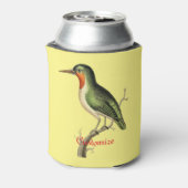 Hummingbird Perched Thunder_Cove Blikjeskoeler (Blikje Achterkant)