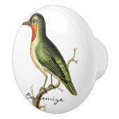 Hummingbird Perched Thunder_Cove Keramische Knop (Rechts)