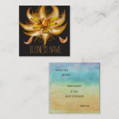 Hummingbird Pheonix Vierkante Visitekaartje (Voorkant / Achterkant)