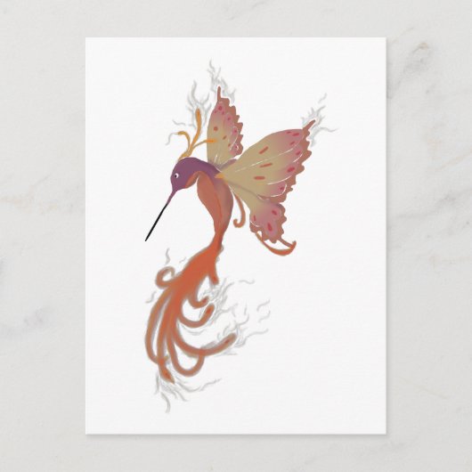 Hummingbird Phoenix Briefkaart (Voorkant)