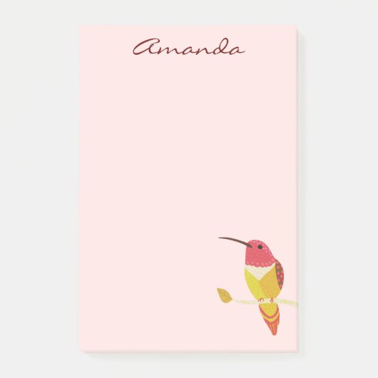 Hummingbird Post-It Notes (Voorkant)