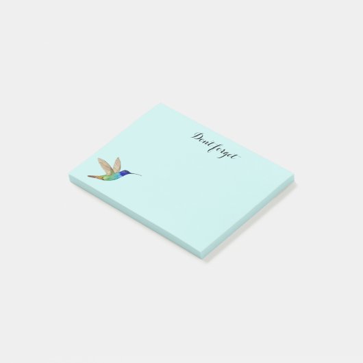 Hummingbird Post-it Notes (Schuin)