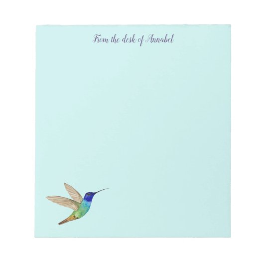 Hummingbird Post-it Notes Notitieblok (Voorkant)