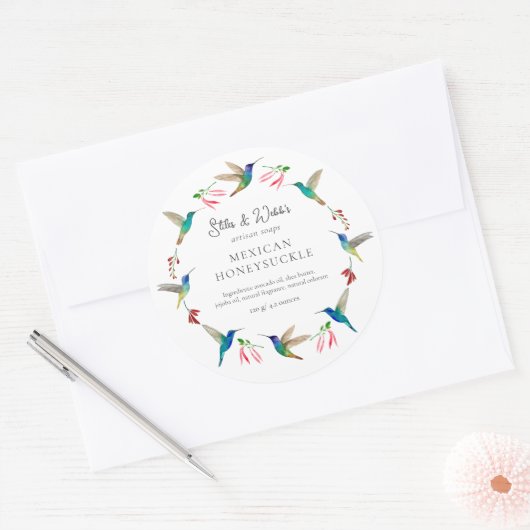 Hummingbird Product Label (Envelop)