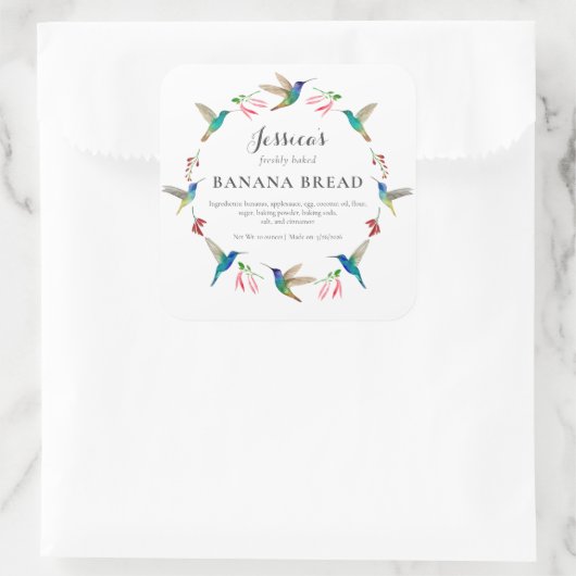 Hummingbird Product Label (Tas)