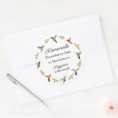 Hummingbird Product Sticker voor zelfgemaakte arti (Envelop)