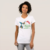 Hummingbird Quotes T-shirt (Voorkant volledig)