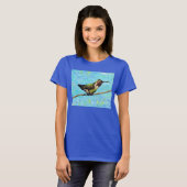 Hummingbird Ready to Fly Painting T-shirt (Voorkant volledig)